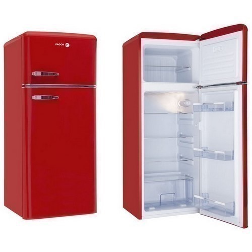 FRIGORIFICO FAGOR 3FFV1455R ROJO 144X55X61.5
